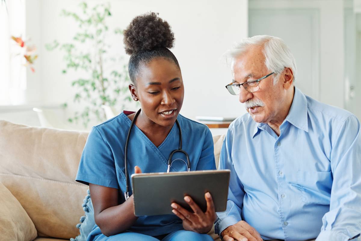 Experienced care coordinator supporting home care services